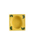 Blue Pottery Candle Holder Set Of 2pcs.